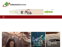 Tablet Screenshot of lebaneseexaminer.com